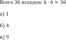 Изображение 780. В опыте из колоды в 36 карт извлекают одну карту. Сколько всего исходов в этом опыте? Сколько исходов благоприятствует событию:а) А — «извлечена дама...