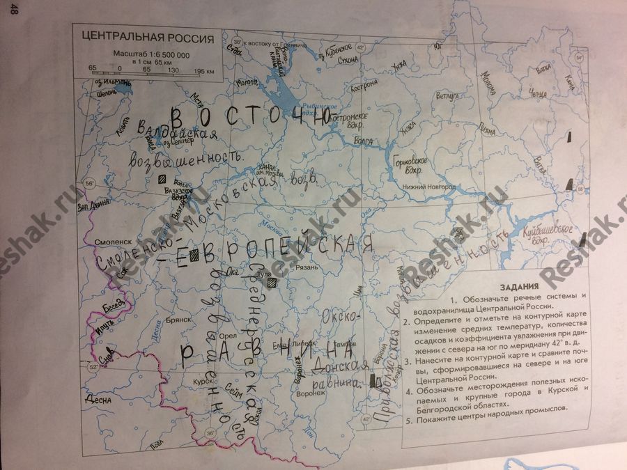 Изображение Стр.48 ГДЗ Рабочая тетрадь Сиротин 8 класс